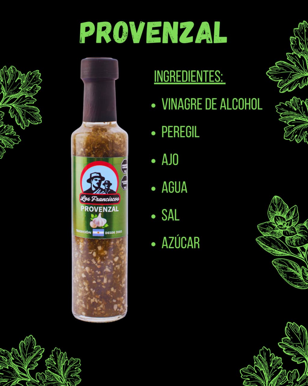 Ingredientes de Provenzal