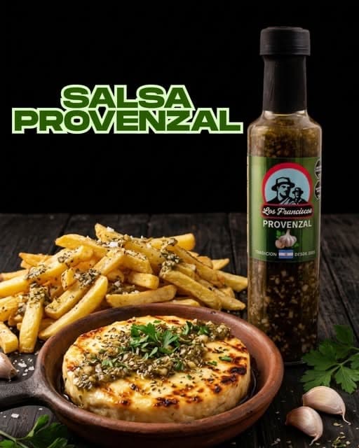 Provenzal Los Franciscos con papas fritas y provoleta