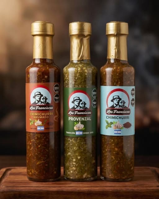 Chimichurri ahumado, provenzal y chimichurri