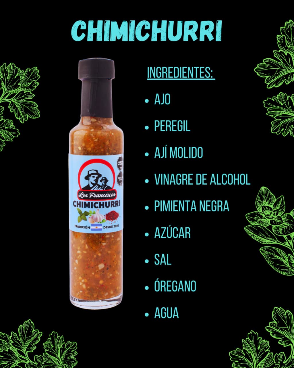 Ingredientes de Chimichurri